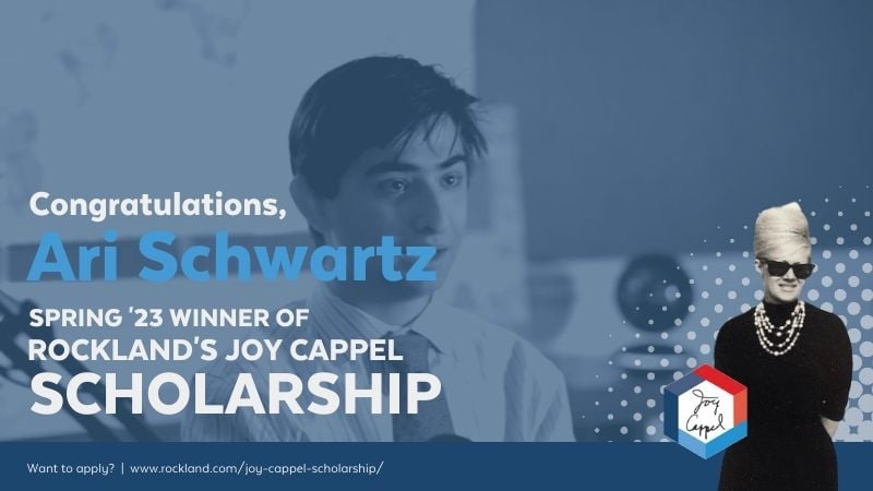 Ari Schwartz wins the Spring 2023 Joy Cappel Scholarship